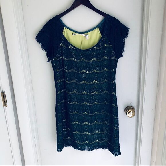 CHELSEA & Violet Lace Overlay Dress - Picture 1 of 5
